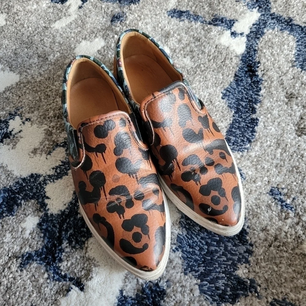 Coach wildbeast napa slip on sneakers brown/mist
